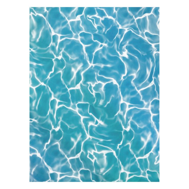 Blue Sea Water Tablecloth (Front)
