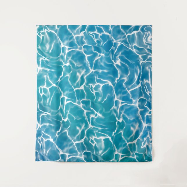 Blue Sea Water Tapestry (Front)
