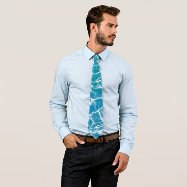 Blue sea Water Tie (In Situ)