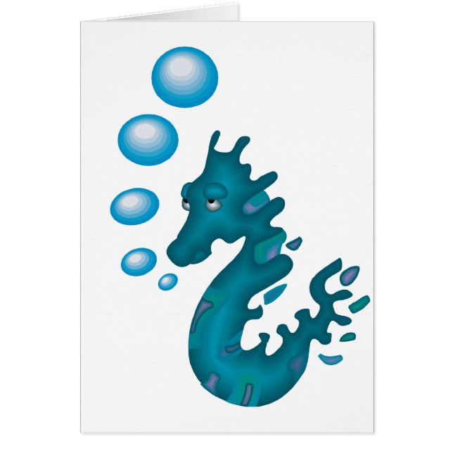 Blue Seahorse (Front)