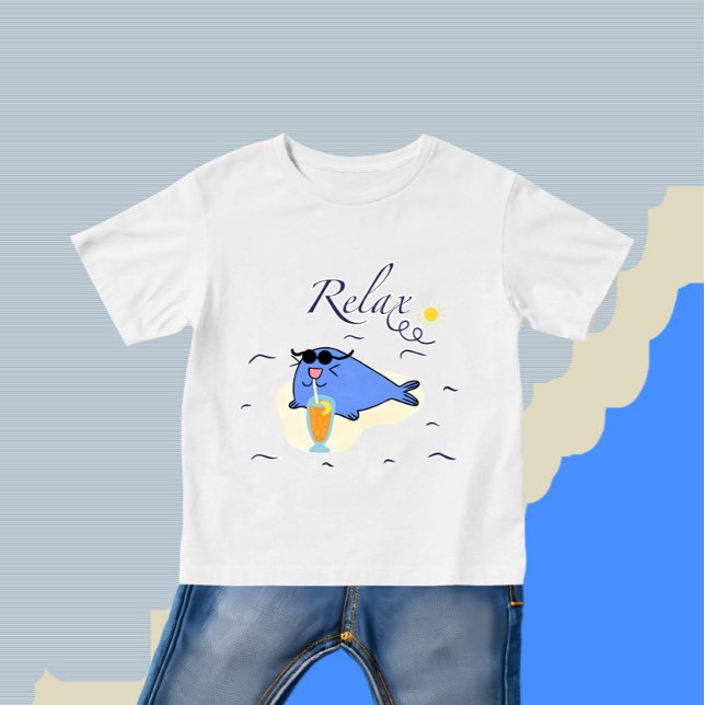 Blue seal baby T-Shirt (Creator Uploaded)