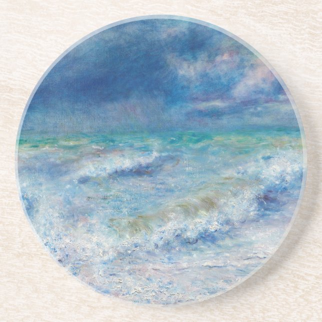 Blue Seascape by Renoir Coaster (Front)