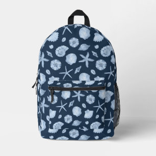 Blue Seashell Backpack