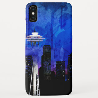 Blue Seattle Washington. iPhone XS Max Case