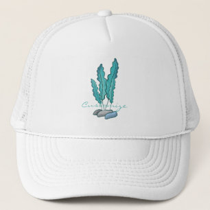 Blue Seaweed Algae Thunder_Cove Trucker Hat