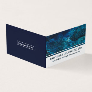 Blue Shade, Painter & Decorator Photo Business Card