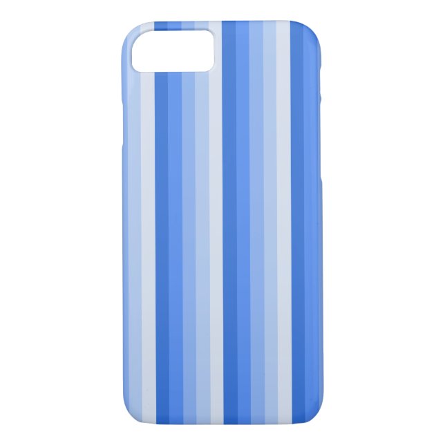 Blue shadow stripes Case-Mate iPhone case (Back)