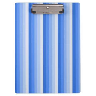 Blue shadow stripes clipboard