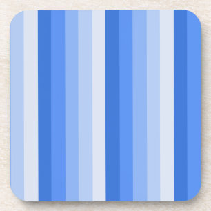 Blue shadow stripes coaster
