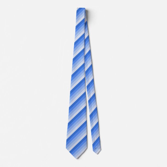 Blue shadow stripes tie (Front)