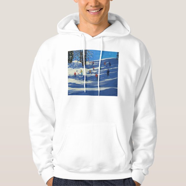 Blue shadows Morzine Hoodie (Front)