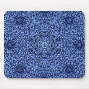 Blue Shag Persian Rug Mouse Pad