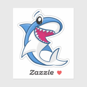 Blue Shark Sea Life Cute Kids Pool Party