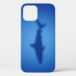 Blue shark silhouette Case-Mate iPhone case