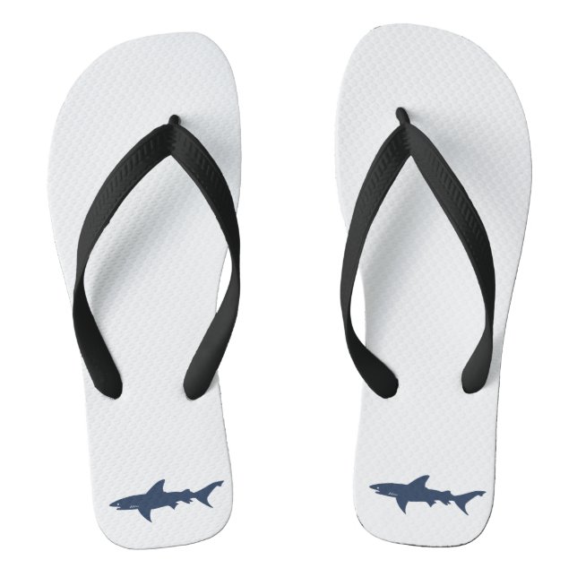 Blue Shark Thongs (Footbed)