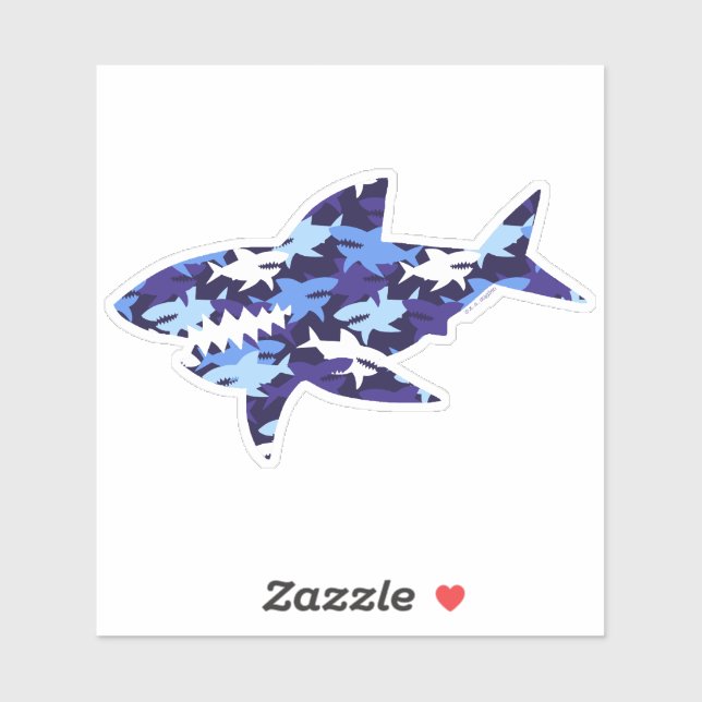 Blue Sharks Camouflage Pattern (Sheet)