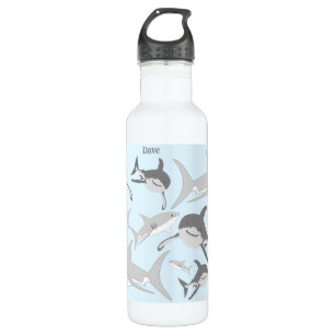 Blue Sharks - Ocean Life Squad® 710 Ml Water Bottle