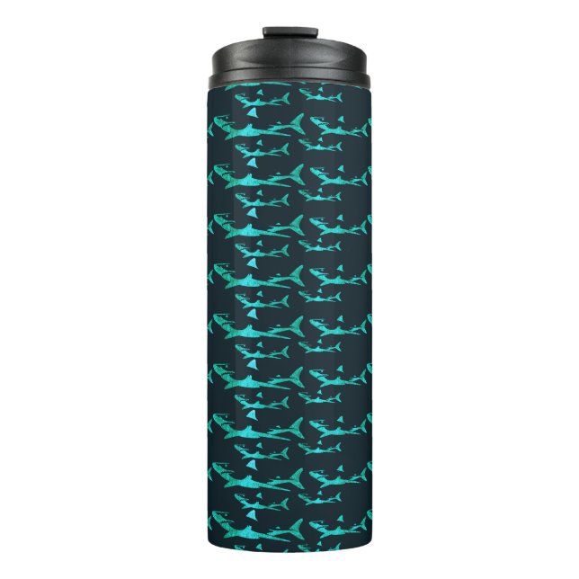 Blue Sharks Thermal Tumbler (Front)