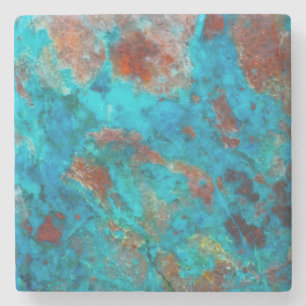 Blue Shattuckite Stone Coaster