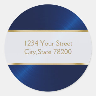 Blue Sheen Envelope Seal