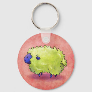 Blue Sheep Keychain
