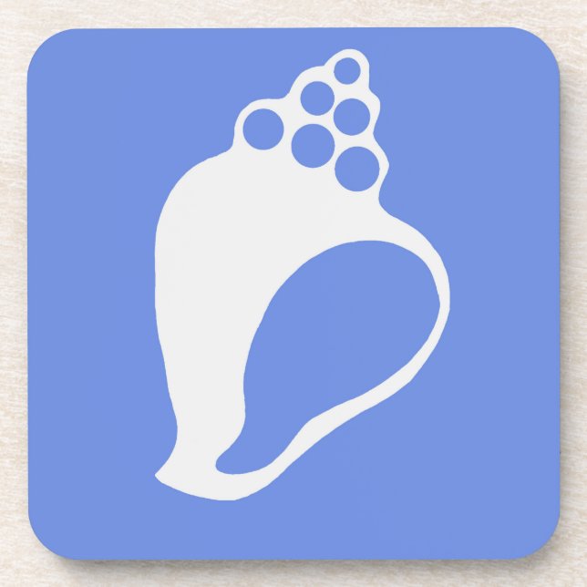 Blue Shell Beverage Coaster (Front)