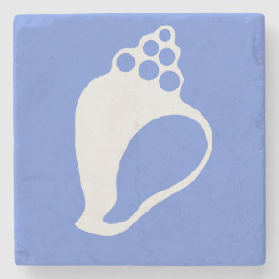 Blue Shell Stone Coaster