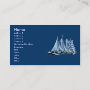 Blue Ship Business Card