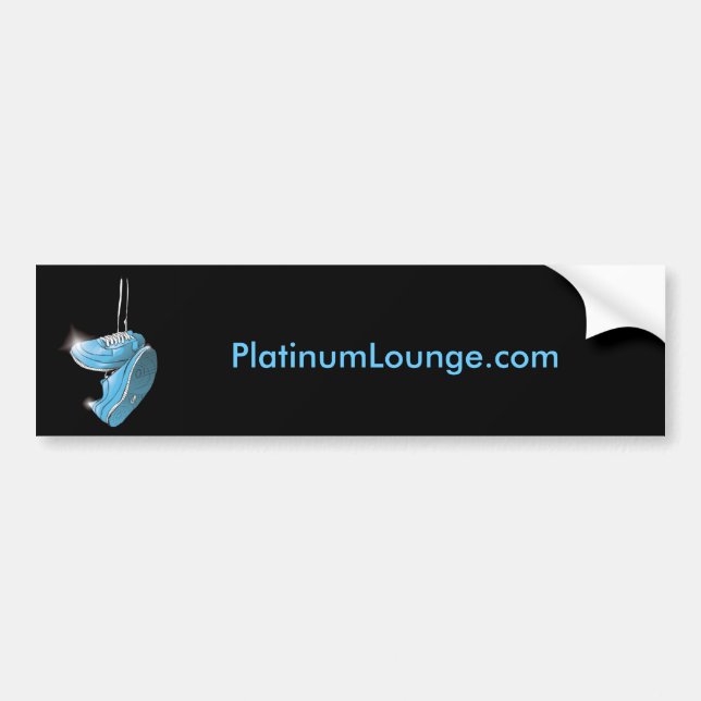 BLUE Shoes Bumper-Sticker Bumper Sticker (Front)