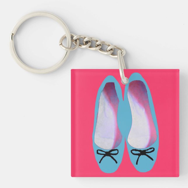 Blue shoes key ring (Front)
