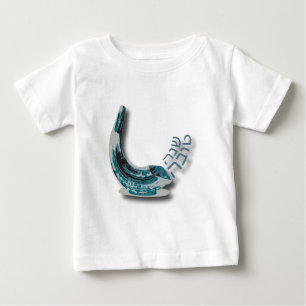 Blue Shofer Shana Tova Baby T-Shirt