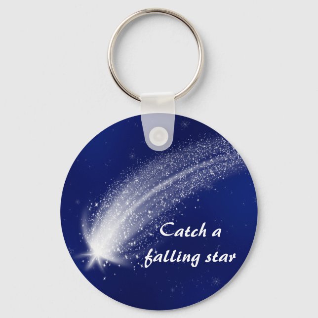 Blue Shooting Star Keychain #1 (Front)