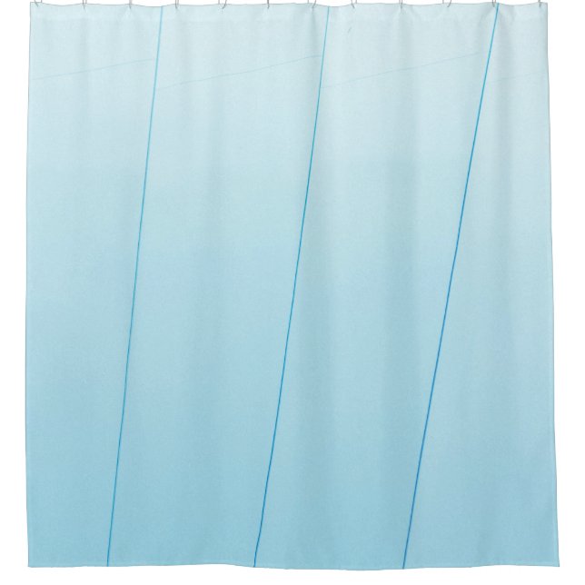 Blue Shower Curtain (Front)