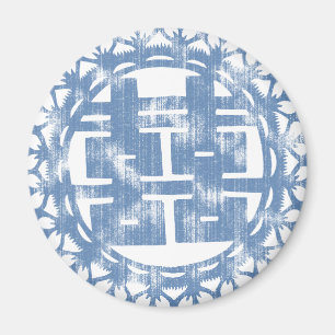 Blue Shuan Xi Magnet