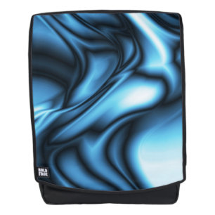 Blue Silk Backpack