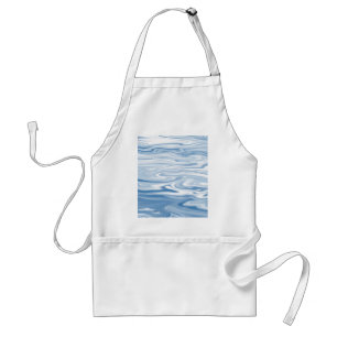 Blue Silk Standard Apron
