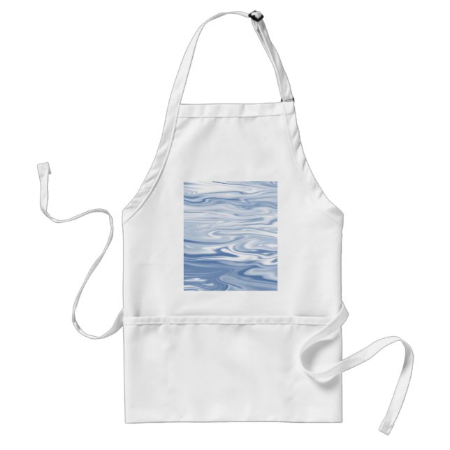 Blue Silk Standard Apron (Front)