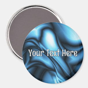 Blue Silk wave Magnet
