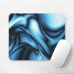Blue Silk wave Mouse Pad