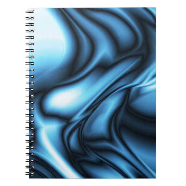 Blue Silk wave Notebook (Front)