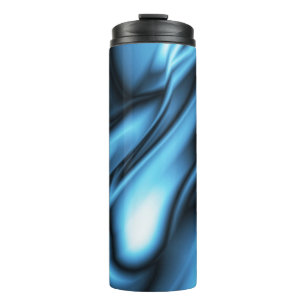 Blue Silk wave Thermal Tumbler