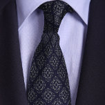 Blue & Silver Justice Scales Attorney Tie<br><div class="desc">At first glance, this ornate design appears to be an elaborate geometric pattern, however upon closer inspection you'll see it is comprised of the scales of justice, creating an attractive pattern ideal for an attorney, lawyer, legal professional, or law student who is celebrating graduation or passing the bar exam. Be...</div>