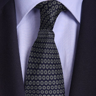 Blue & Silver Polkadot Medical Cross Doctors Tie