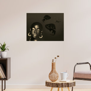 Blue Siren Art Poster