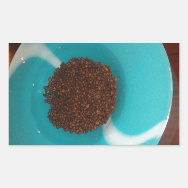 Blue  Skeezer Rectangular Sticker (Front)