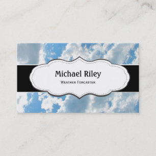 Blue skies and clouds Business Cards