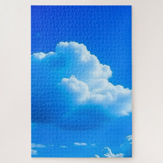 Blue Skies and Clouds Jigsaw Puzzle (Vertical)