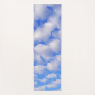 Blue Skies and Fluffy Clouds Yoga Mat