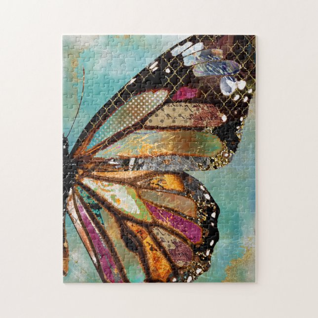 Blue Skies Butterfly Puzzle (Vertical)