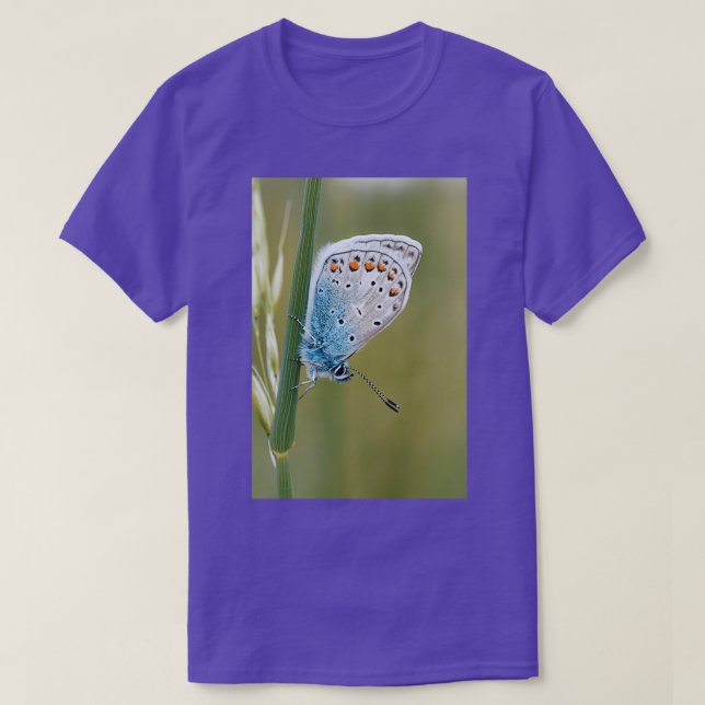 Blue Skies Butterfly T-Shirt (Design Front)